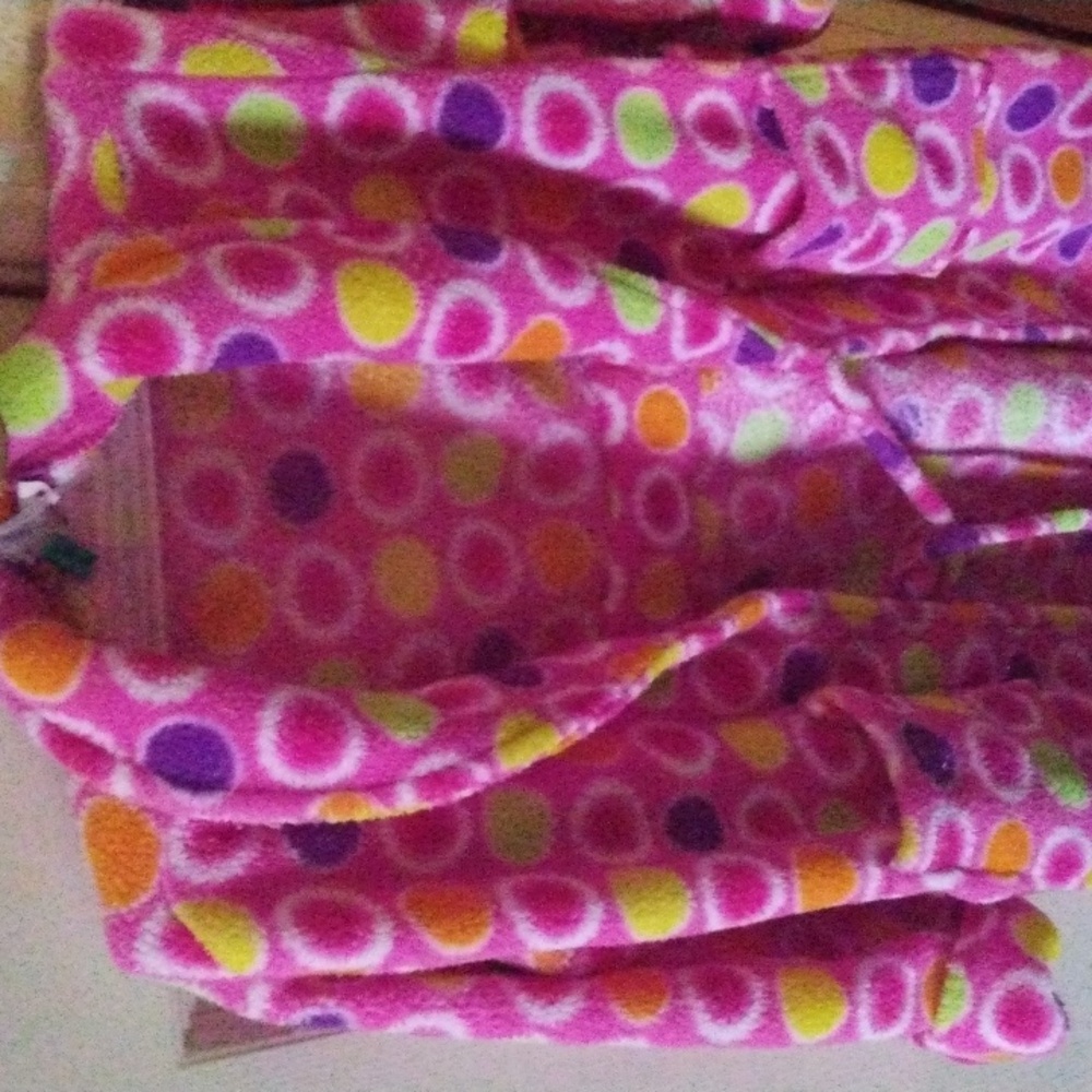 Little Girl's Terri Cloth Robe - Picture 3 of 10